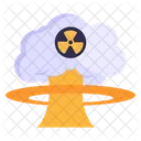 Nukleare Explosion Nukleare Umwelt Atomexplosion Symbol