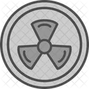 Atomic Danger Nuclear Icon