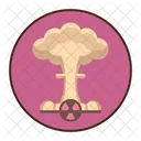 Atomic Age Nuclear Bomb Atom Icon