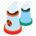 Atomkraft Atomkraftwerk Kernenergie Icon