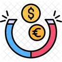 Atracao De Dinheiro Atrair Moeda Icon