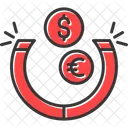 Atracao De Dinheiro Atrair Moeda Icon