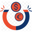 Atracao De Dinheiro Atrair Moeda Icon