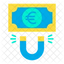 Atraer euro  Icono