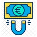 Atraer euro  Icono