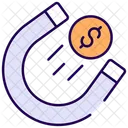 Atrair Dinheiro Ima Dinheiro Icon