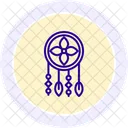 Icono De Linea Atrapasuenos Icono