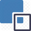 Atrás menos frente  Icono