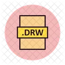 Tipo De Arquivo Drw Arquivo Formato Icon