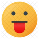 Atrevido Rosto Emoji Ícone