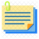 Document Files Attach Icon