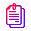 Attach File Document Icon