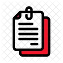 Attach File Document Icon