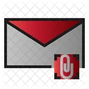 Mail Attach Message Icon