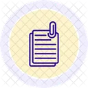 Attach paper  Icon