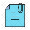 Paper Clip Sheet Icon