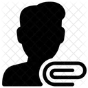 Attach User  Icon