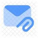 Attached File Email Message Icon