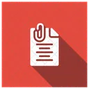 Attachment Clip Document Icon