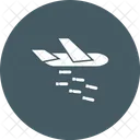 Plane Dropping Missiles Icon