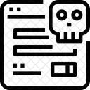 Connexion Attaque Page Icône