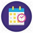Attendance Present Working Hours Icon
