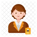 Attendee Male  Icon