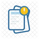 Attention File Document Icon