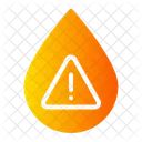 Attention Alert Contamineted Water Icon