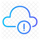 Attention Cloud Cloud Computing Icon
