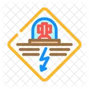 Attention Electricity Electrical Icon