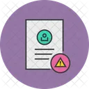 Attention Mistakes Document Icon