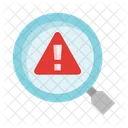 Magnifiers Attention Error Icon