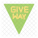 Attention Give Way Icon
