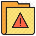 Alert Folder Warning Folder Attention Folder Icon