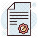 Attestation Authorization Stamp Icône