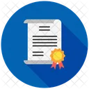 Attestation  Icône