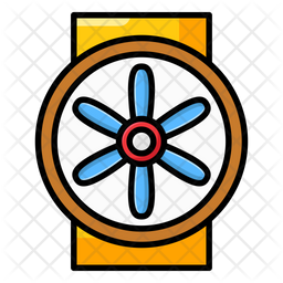 Download Free Attic Fan Icon Of Colored Outline Style Available In Svg Png Eps Ai Icon Fonts