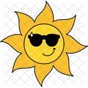 Attitude Emoji Sun Expression Emoticon Icon