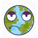 Attitude Attitude Earth Emoticon Icon
