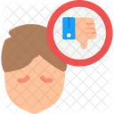Attitude Glum Half Full Icon