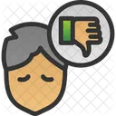 Attitude Glum Half Full Icon