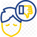 Attitude Glum Half Full Icon