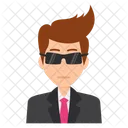 Sunglasses Boss Confident Icon