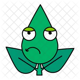 Attitude Leaf Emoji Icon