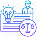 Attorney Lawsuit Patent Icon