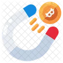 Attract Bitcoin Attract Cryptocurrency Crypto Icon