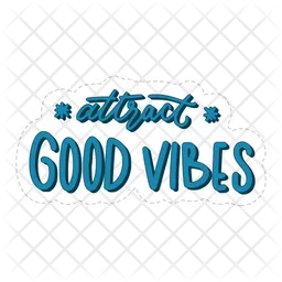Attract good vibes  Icon