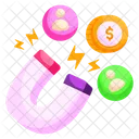 Attract money  Icon