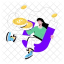 Attract Money Attract Capital Money Retention Icon